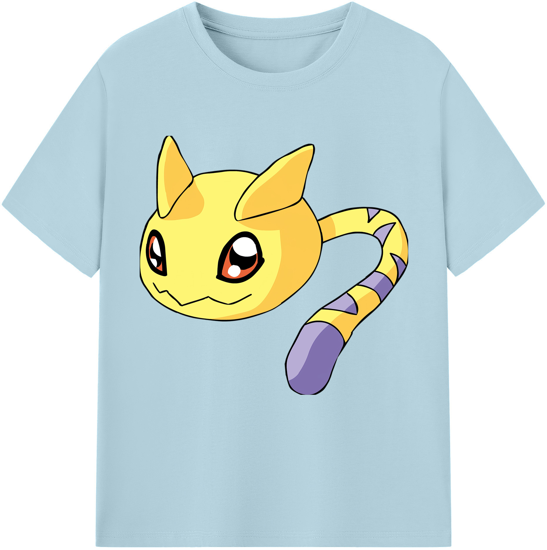 （画像用） Digimon デジタルモンスター/デジモン 綿100％半袖Tシャツ（フロントプリント）